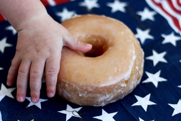 Good Ol’ Glazed Donut | Happy Fourth of July!