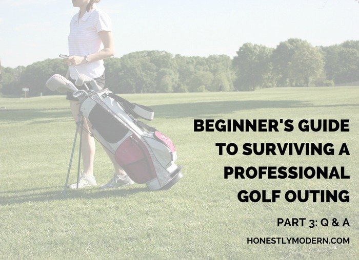 Have a golf outing for work coming up and not sure where to start? Check out this three part guide for surviving a professional golf outing as a beginner golfer. You can do it! So check it all out now.