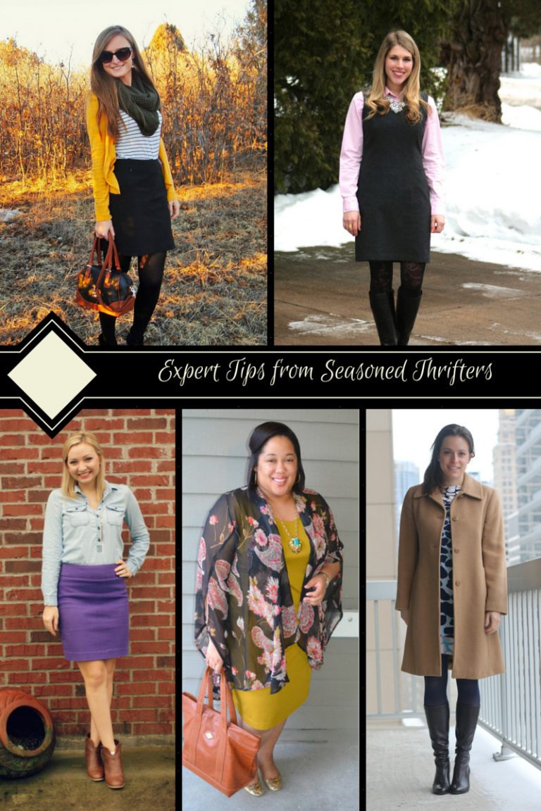 Dozens of Thrifitng Tips from Seasoned Thrifters for On-Trend & On-Budget Style