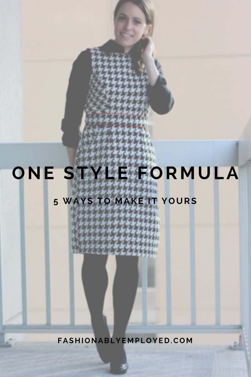 FashionablyEmployed.com | Ever feel frustrated by figuring out what to wear? Inspiration is everywhere! Sometimes we just look too literally. Check out five interpretations of one outfit created by making small but meaningful changes in the vibe of the outfit.