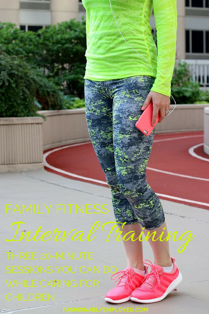 Family Fitness - Internal Training; Three 20-minute sessions you can do while caring for children