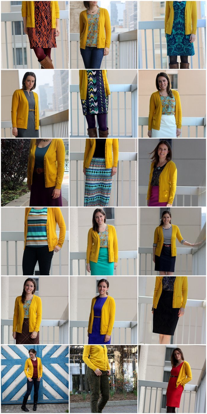 Mustard yellow cardigan outfit deals