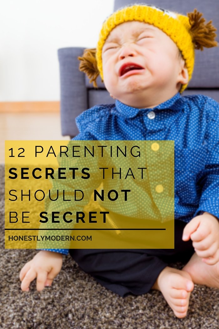 Parenting is far from easier. And there's so much no one tells us before we make the leap. Check out these 12 Parenting Secrets That Definitely Shouldn't be Secret! Click through for details.