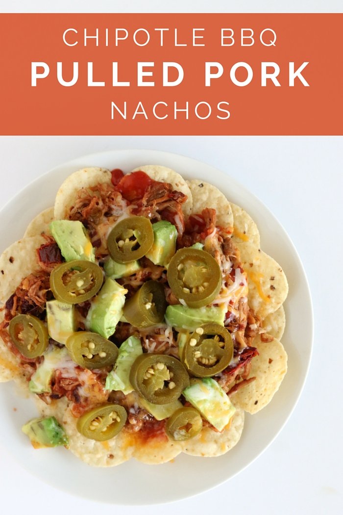 FashionablyEmployed.com | Chipotle BBQ Pulled Pork Nachos | easy family recipe with a bit of kick, great for an afternoon snack, light lunch or party appetizer | working mom blog for women long on ambition and short on time