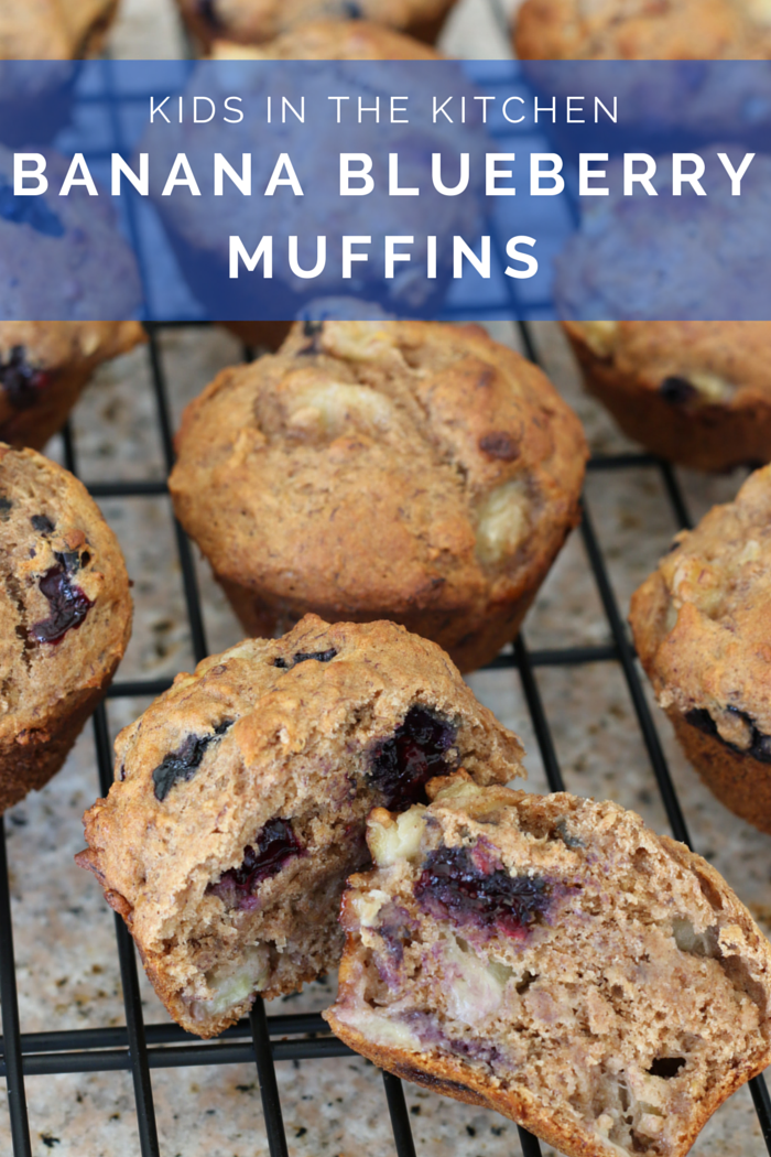 FashionablyEmployed.com | Whole Wheat Banana Blueberry Muffins prepared with my boys | Working mom life and style blog for moms long on ambition and short on time juggling career, family, style and self.