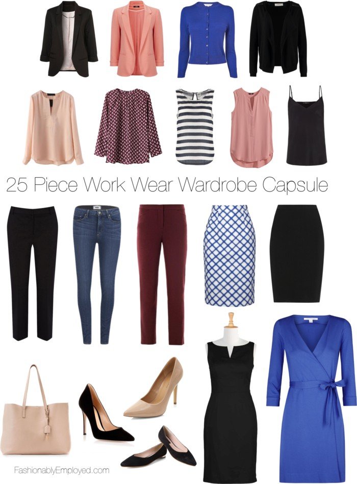 25 Piece Work Wear Wardrobe Capsule