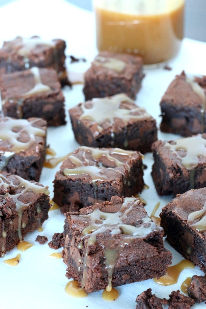 Perfect Homemade Chocolate & Caramel Brownies