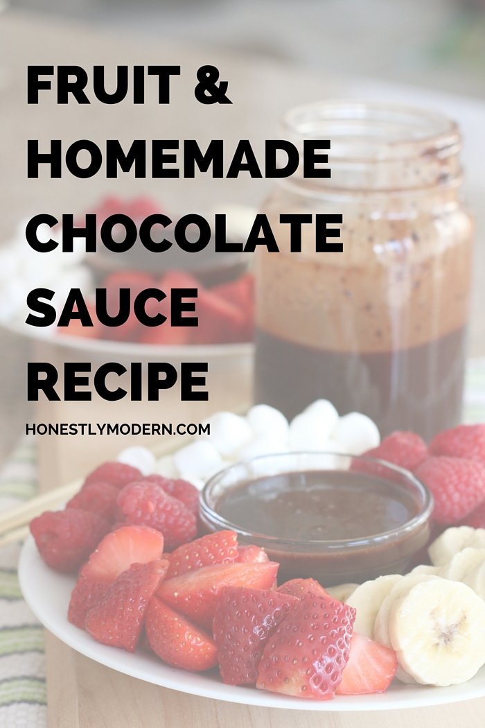 Chocolate makes everything better, right? Pair any fresh fruit with this easy, homemade chocolate sauce for the family or friends. Check out the recipe.