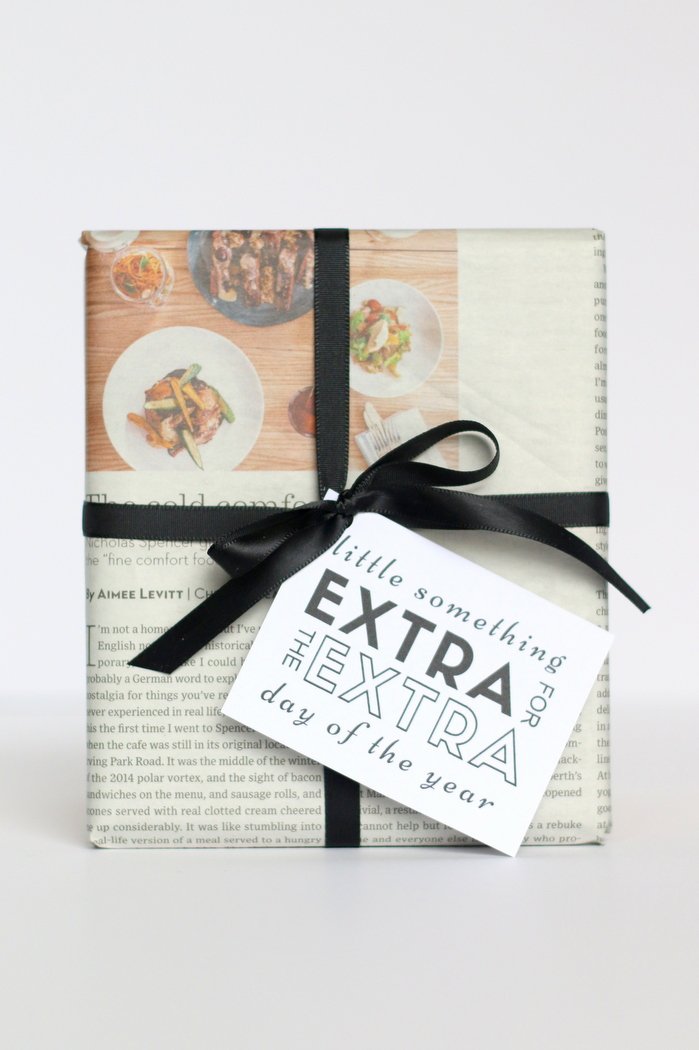 Extra, Extra: A 5 Minute Gift Wrapping Idea