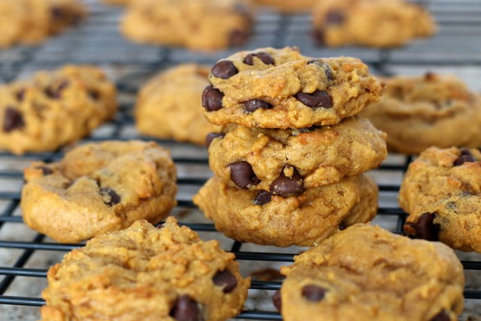 This super easy and amazing pumpkin chocolate chip cookie will not lead you astray. Impress at your next party or gathering with these delicious cookies. They'll be the hit of the party!