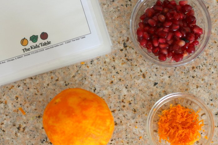 Want to teach your kids to enjoy and appreciate all kinds of food? Get them involved in the kitchen and make this kid-friendly orange pound cake with pomegranate glaze. Delicious and easy with simple ingredients.