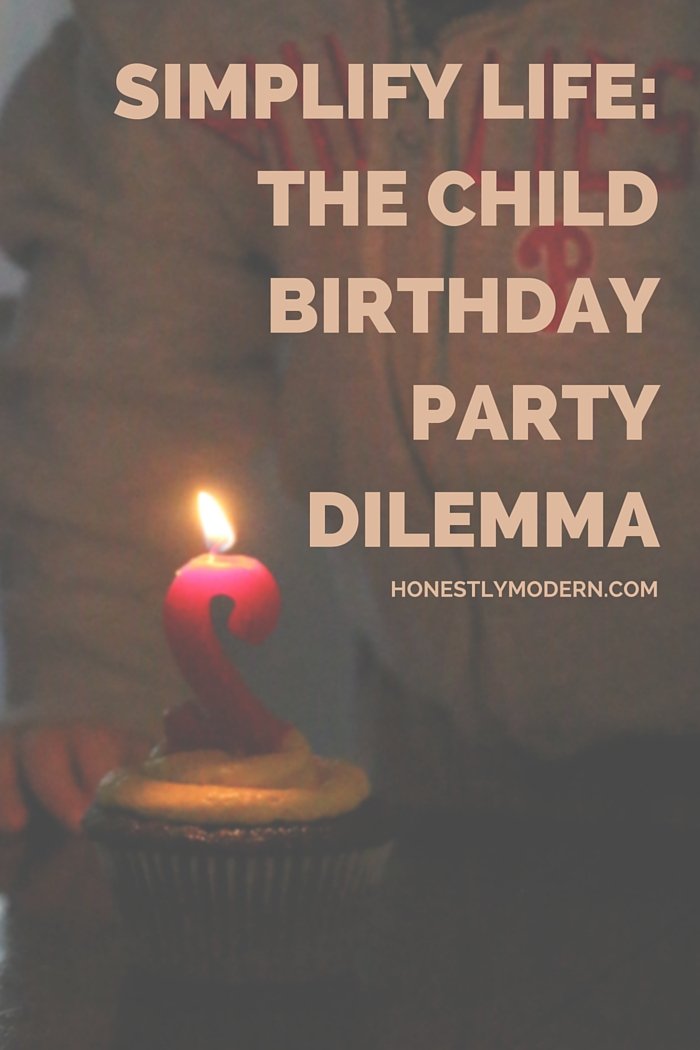 Torn about how elaborately to celebrate your little one's birthday? Click through for a case about why it's better, though not always easy, to keep it simple.