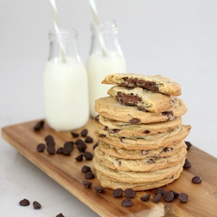 Dessert To Die For: Salted & Stuffed Triple Chocolate Cookies