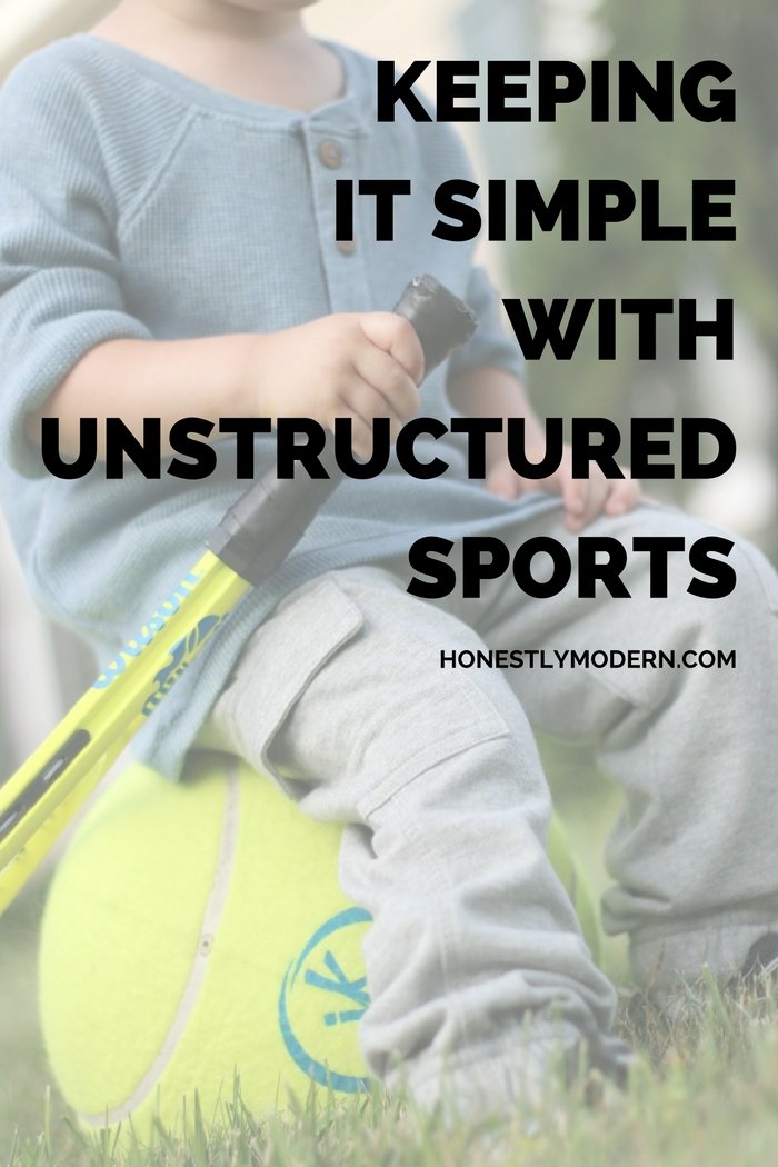 Keeping Life Simple With Unstructured Sports and Easy Ethical Style