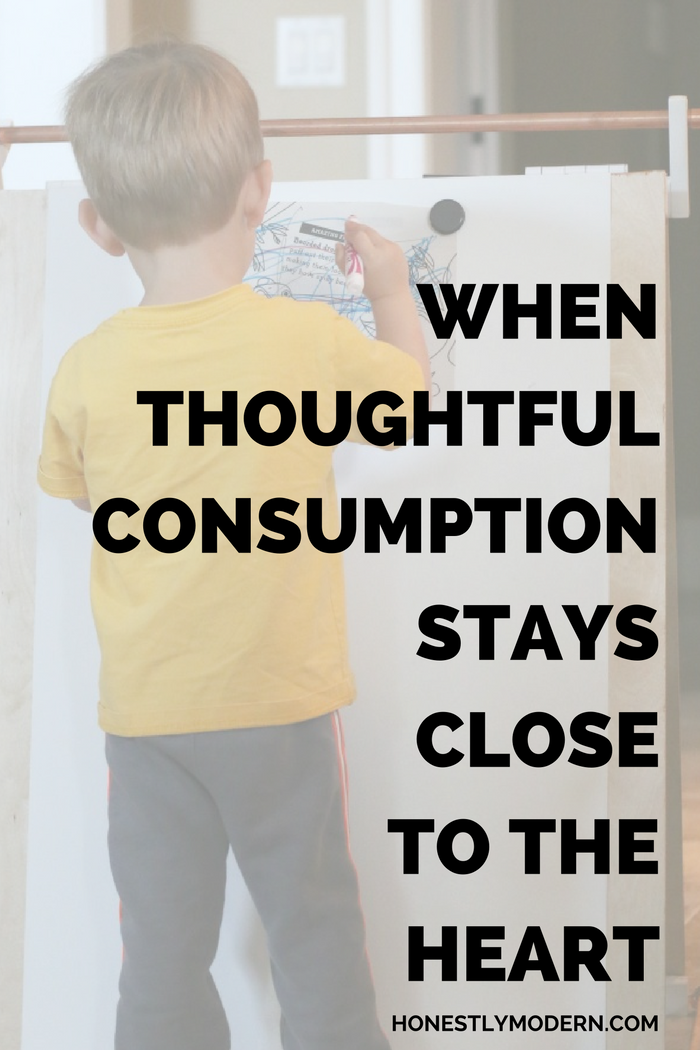 When Thoughtful Consumption Stays Close to the Heart