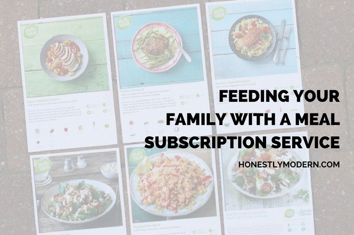 Feeding Your Family with a Meal Subscription Service - Hello Fresh social