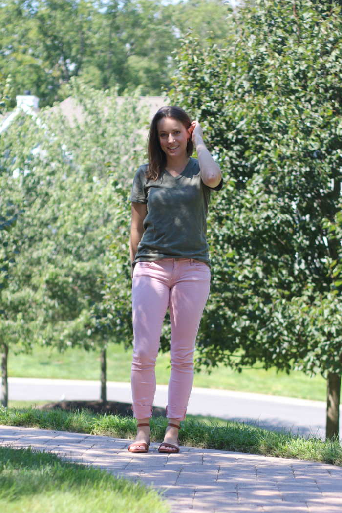 pink-jeans-and-olive-tshirt-1
