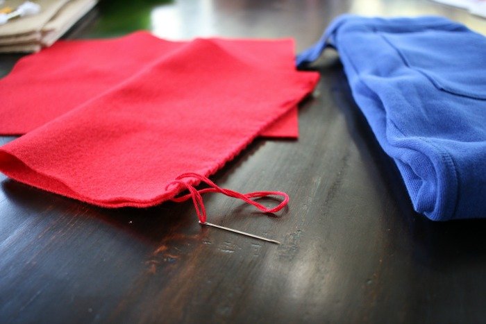 hand-stitching-with-embroidery-thread-for-a-simple-diy-captain-america-halloween-costume