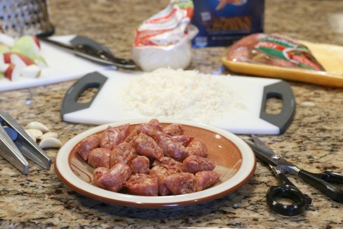 sausage-cut-up-with-scissors-into-pieces