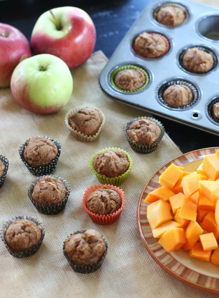 For a quick and healthy breakfast solution for your family, try these apple & butternut squash muffins. Not too sweet and made with limited sugar, they're a great option for fall (or any time of year, really). Click through for the recipe.