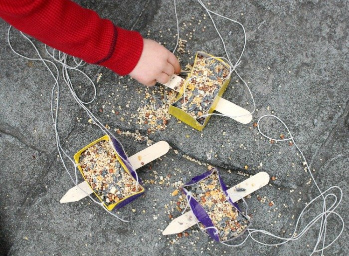 How To Make A Simple DIY Upcycled Bird Feeder With Kids