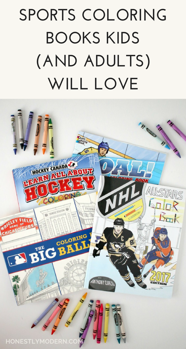 Hockey Coloring Books for Boys Ages 8-12: Cool Sports Coloring Book for Boys / Perfect Gift for Kids Who Loves Sports and Ice Hockey / Super Fun & Easy Designs for Children [Book]