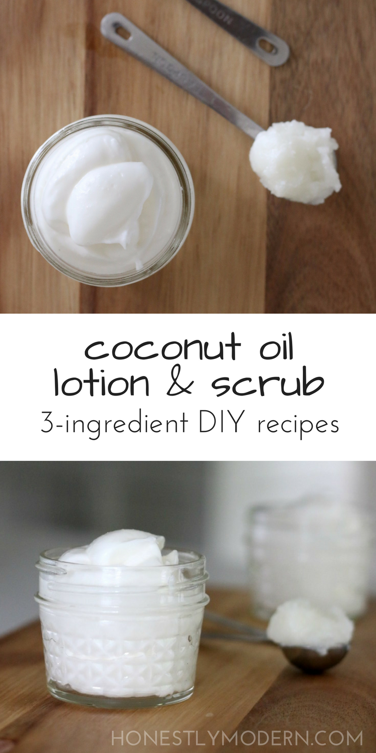 Easy Homemade Lotion With Coconut Oil and Essential Oils