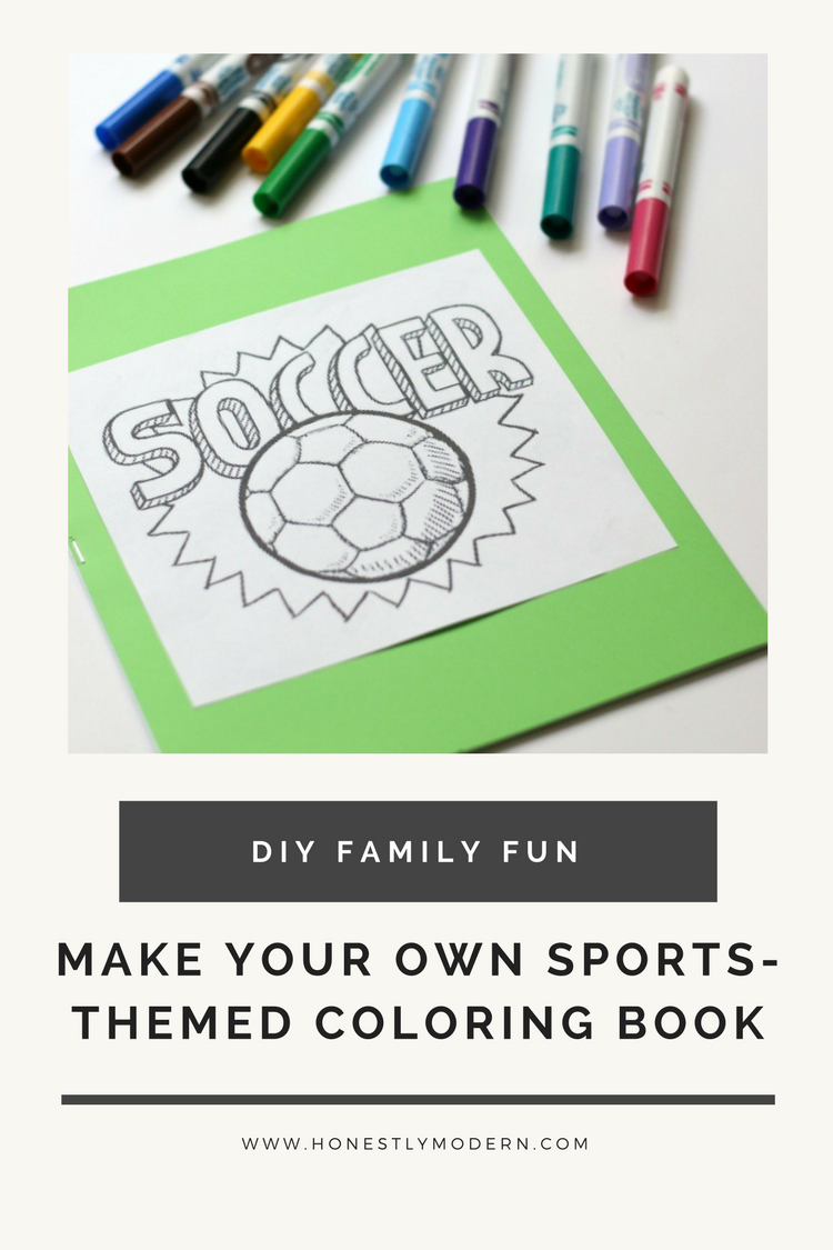 How to Make Personalized Coloring Books - The Creative Mom