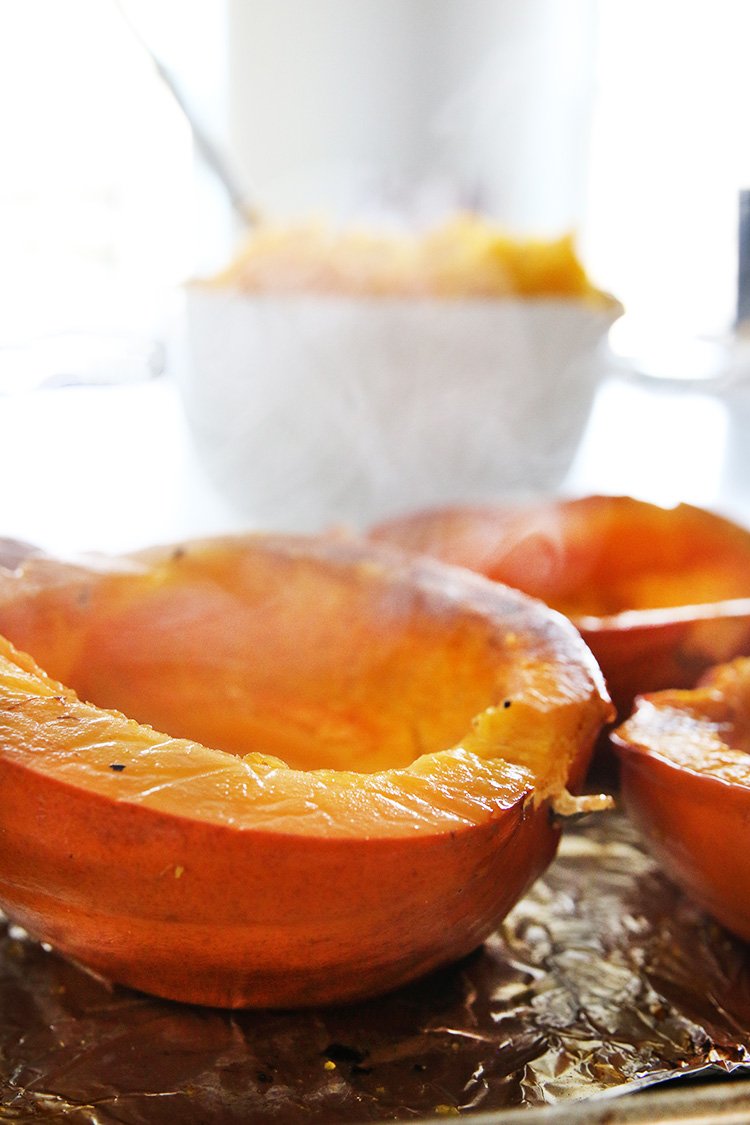 Zero Waste Kitchen | How To Bake a Pumpkin for Puree