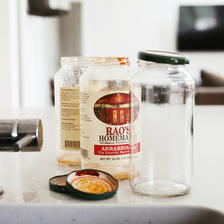 How To Clean and Reuse Glass Jars For Everyday Use