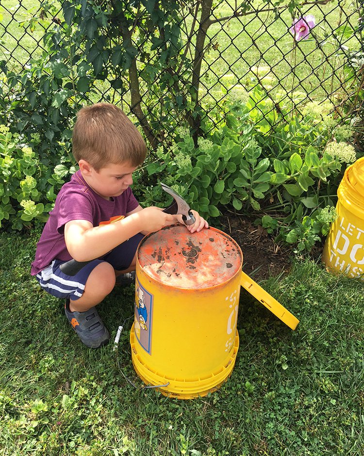 How To Compost At Home  Composting In Buckets - Honestly Modern