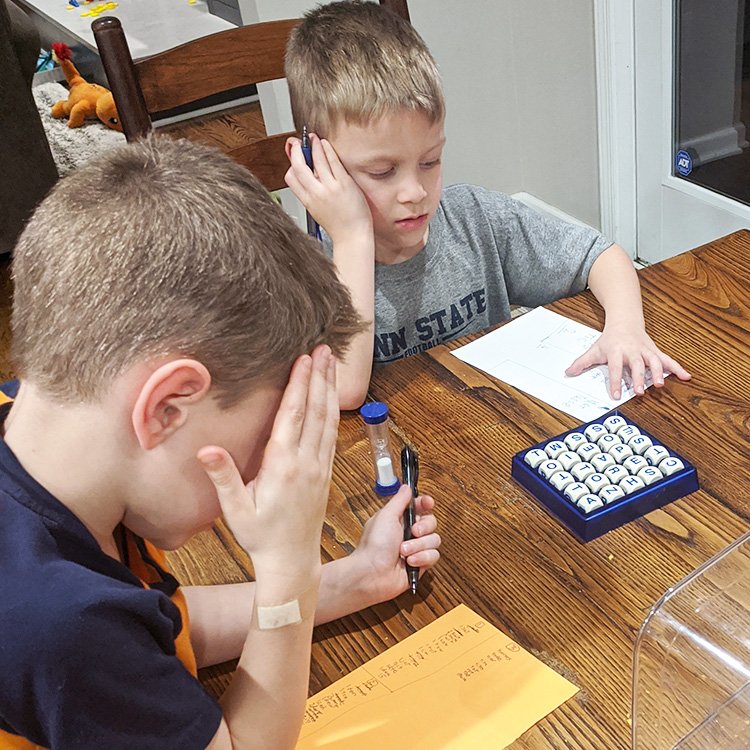 How We Modify Boggle For Family Game Night