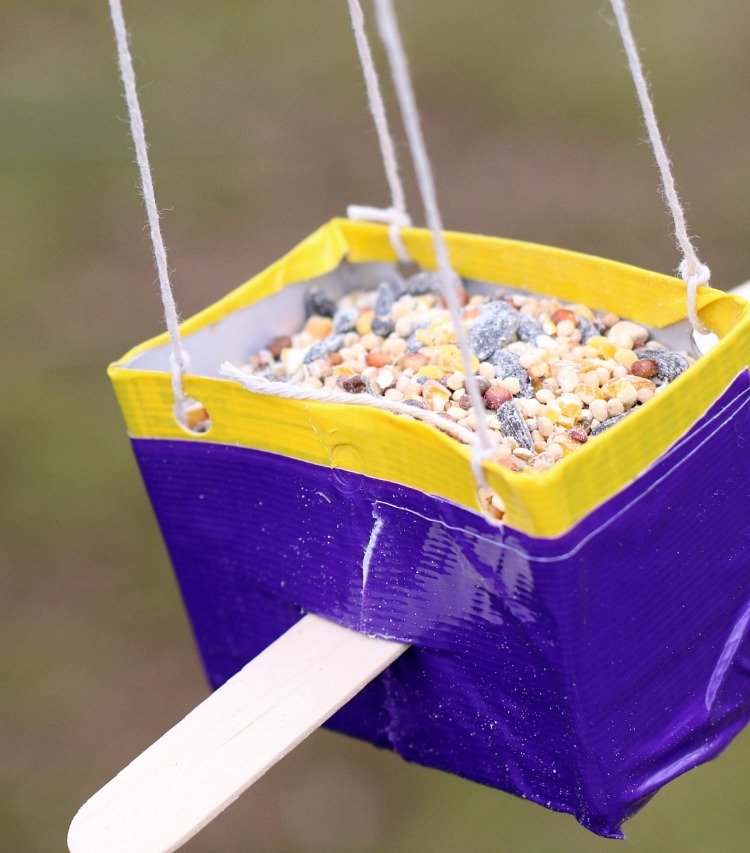 DIY Upcycled Bird Feeder with Kids