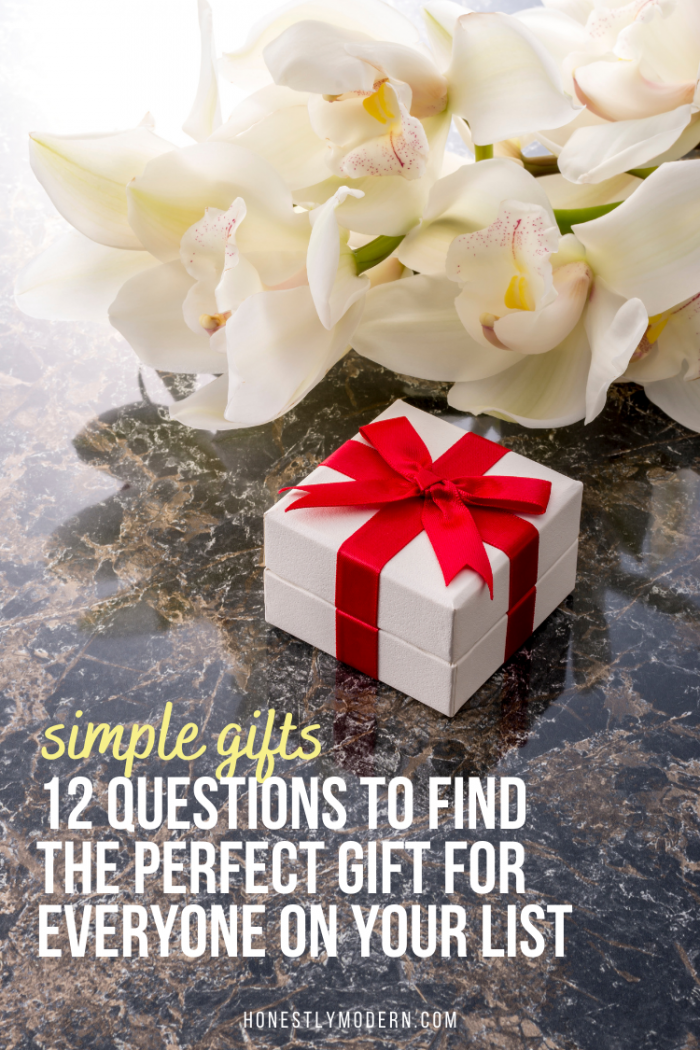Printable Gift Questionnaire 12 Questions To Find The Perfect Gift For