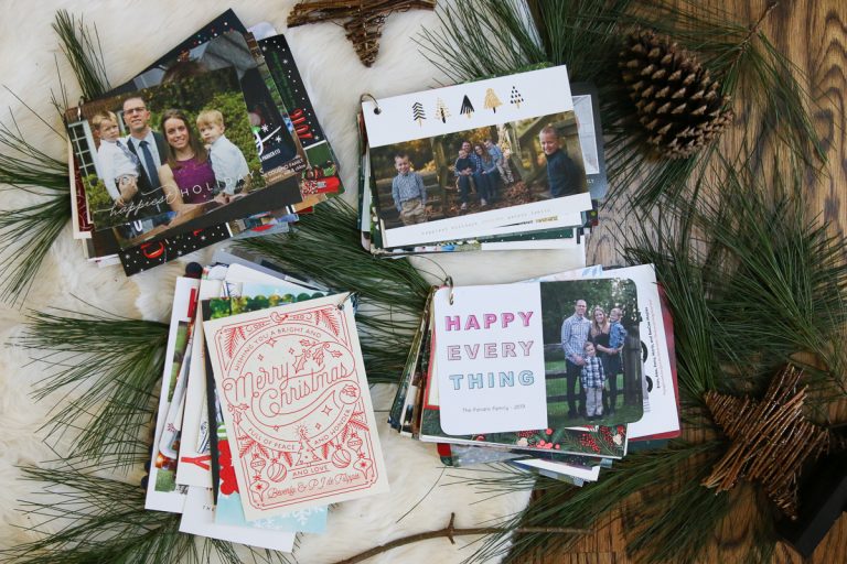 Save Your Holiday Cards For Next Year’s Holiday Decor