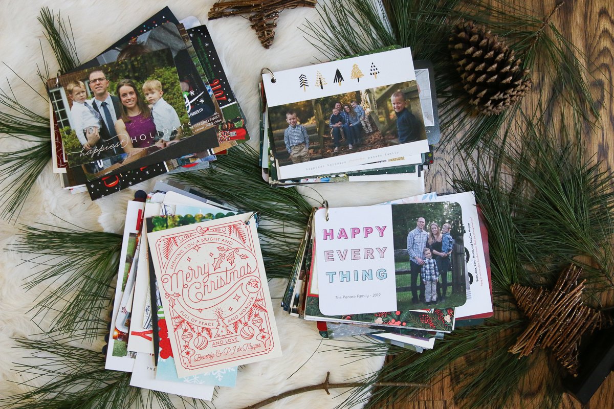 How To Make Holiday Card Mini Portfolios For Zero Waste Holiday Decor