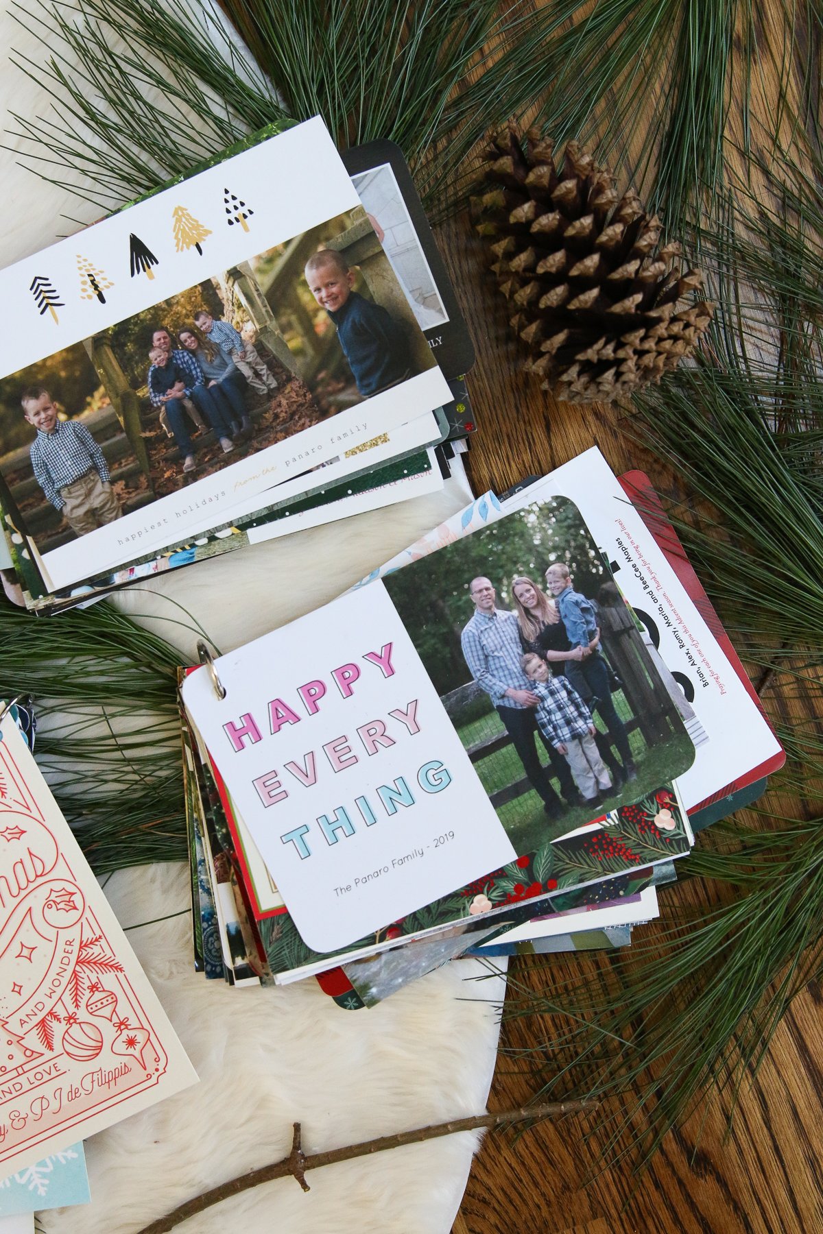 How To Make Holiday Card Mini Portfolios For Zero Waste Holiday