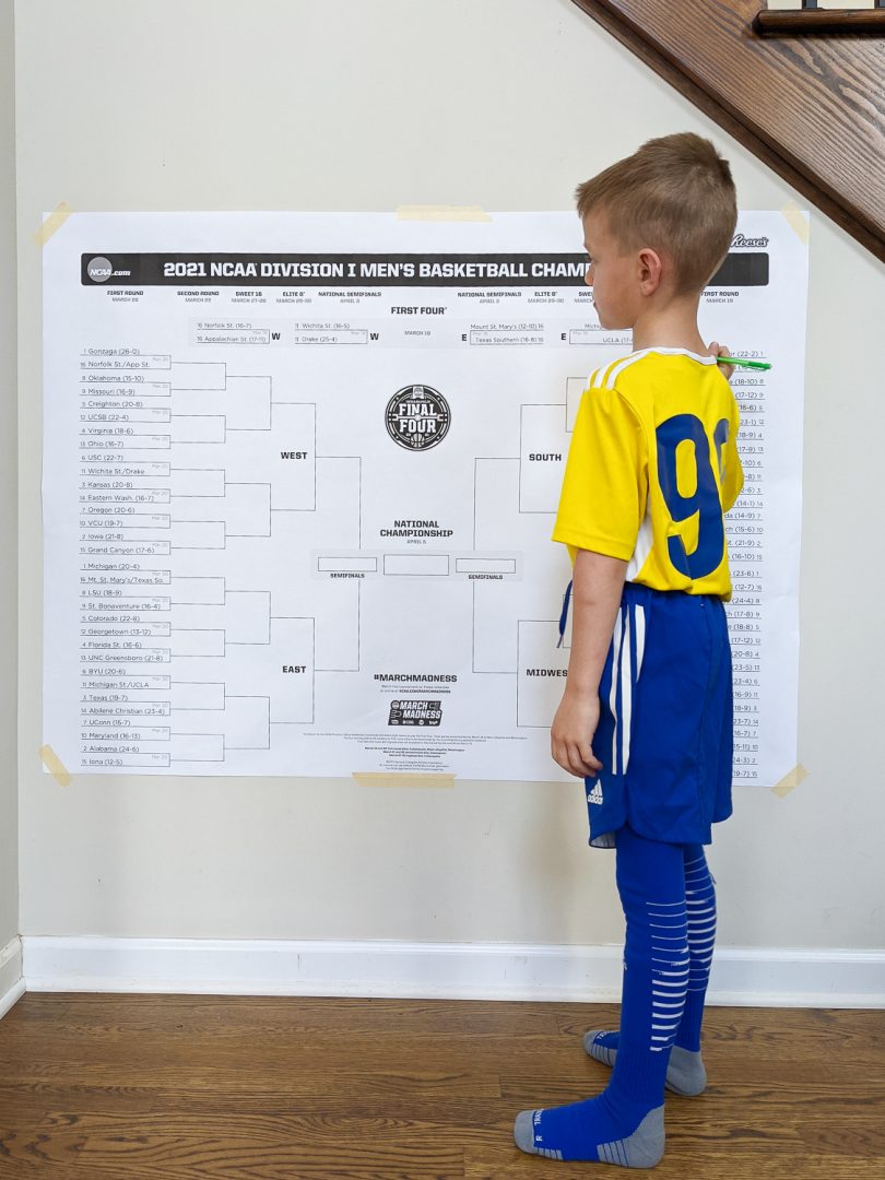 How to print a large March Madness bracket (easy and cheap)! - Honestly ...