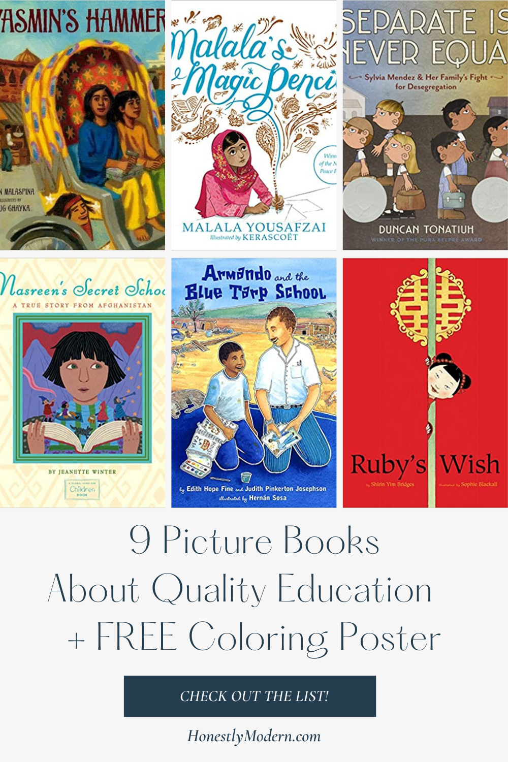 Quality Education | Picture Book List For United Nations Sustainable Development Goal #4