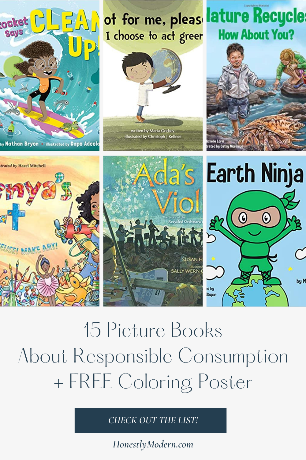 Responsible Production & Consumption | Picture Book List For United Nations Sustainable Development Goal #12
