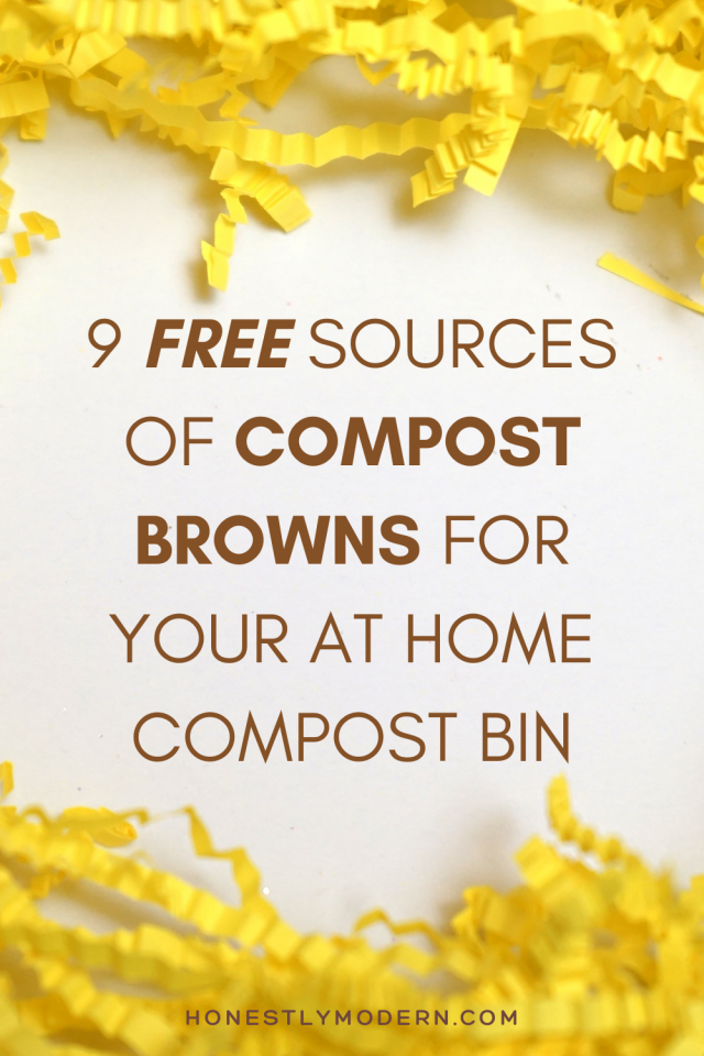 9 Types of Free Compost Browns | The Simplest Fix For Slow and Slimy ...