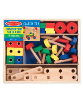 Melissa and Doug construction set in a box