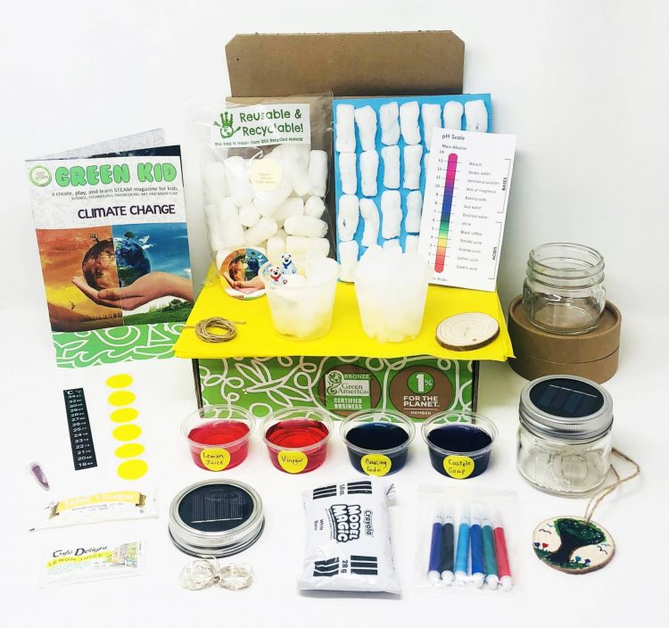 Green Kids Craft Subscription box for change climate