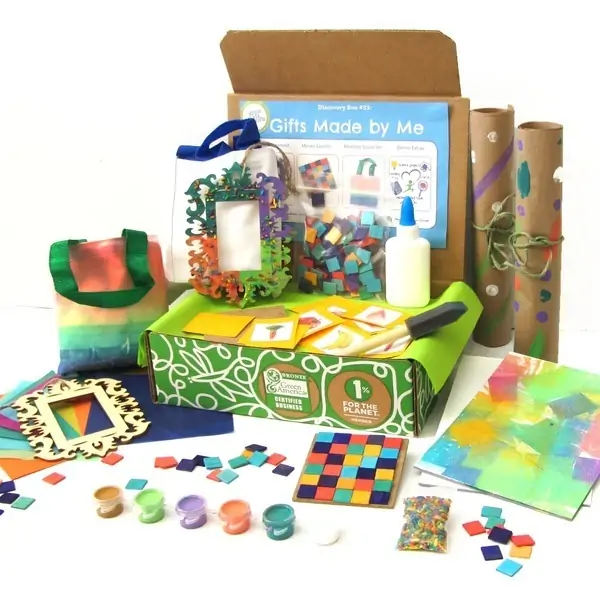 Green Kids Craft Subscription box for Gifts made by me