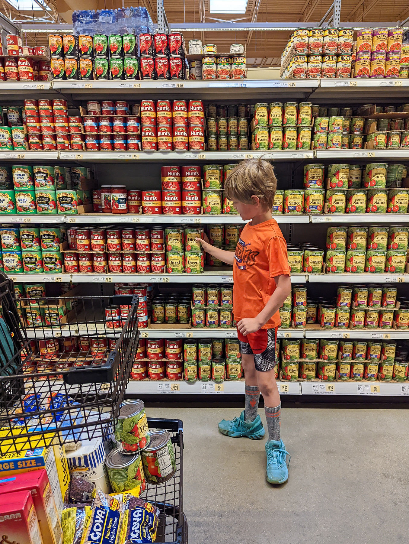 Shopping For Our Local Food Pantry With Kids