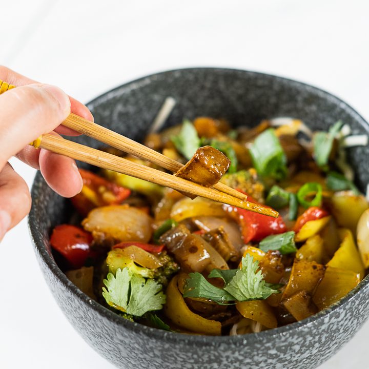 Banana Peel Stir-Fry