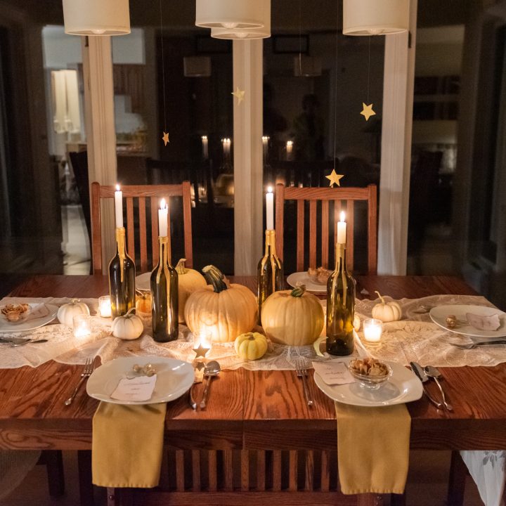 DIY Elegant Halloween Tablescape