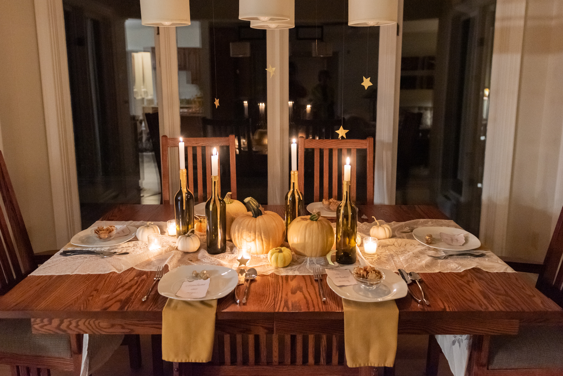  Elegant Halloween Tablescape with Upcycled Decorations