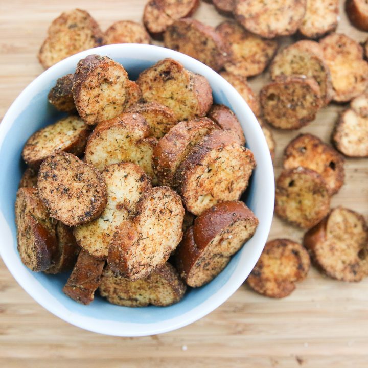 Seasoned Soft Pretzel Chips