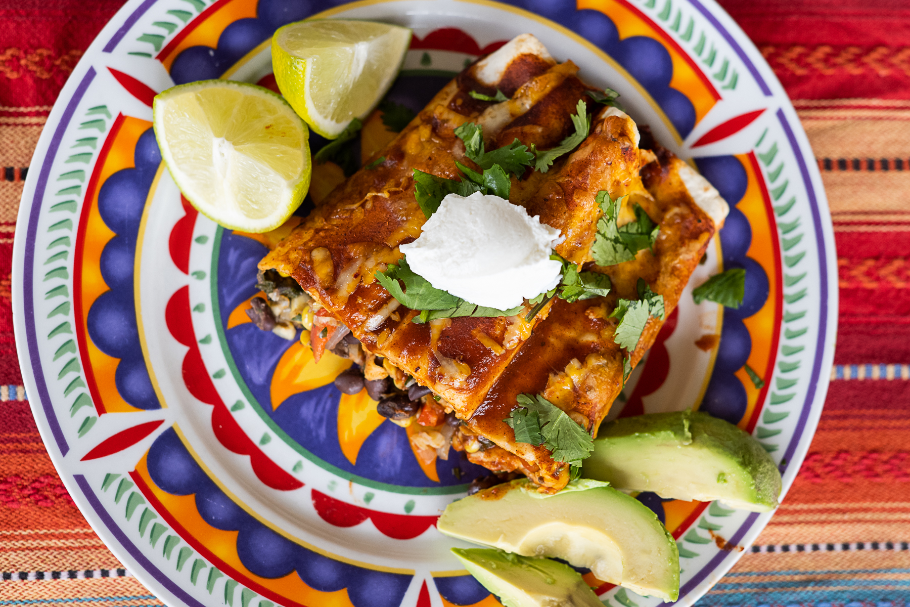Carrot Greens Recipe: Easy Vegetarian Enchiladas